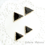【再販】輝くスタイリッシュなトライアングル▲イヤリング/ピアス
