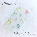 iPhone7 ✳︎丸・三角・四角✳︎のiPhoneケース 