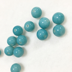 [10mm]天然石風アクリルビーズ(ナイルブルー)4粒