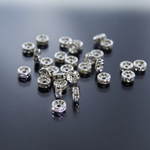 30pcs《シルバー》6mm   スペーサー ロンデル