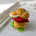 ハンバーガーキーホルダー