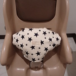 ベビー用ショッピングカートカバー・リバーシブル 星柄ｗ×ブラック