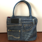 デニムリメイクバッグ lee/minibag