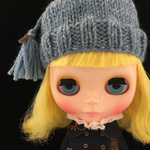 ＊Mitten＊outfit  marronベレー帽  col.ブルー