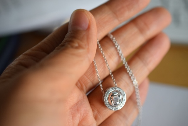 半額特売セール、纯金厚メッキ、AAACZダイヤモンド　,１８kgpネックレス