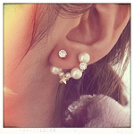 Little Star バックチャームピアス