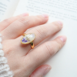 flowerリング-パステル①