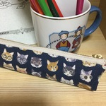 【再16】メガネ猫❤️大人可愛いペンケーススリム❤️