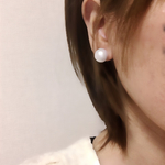 お色とサイズが選べる♡コットンパールピアス