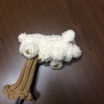 ふわふわのクマのパターカバー