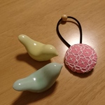 刺し子の髪ゴム＊６＊