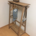 ⌘ショップ風⌘【無垢材】ハンガーラック
