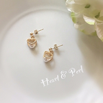 小さなハートのピアス/イヤリング