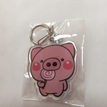 アクリルキーホルダー ぶたキャンディー☆送料無料