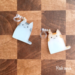 ゆらゆらトラネコ(≡'・'≡)イヤリング/ピアス