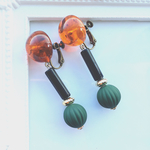 ヴィンテージ風✳︎おおぶりイヤリング