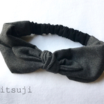 ヘア バンド グレー