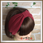 【送料無】ボルドー★ヘアバンド