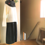  フレンチコーデュロイのワイドパンツ 木いちご