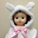 うさ耳orくま耳ポンチョ