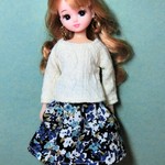 Thanks500♡春待ちスカートのセット　小花