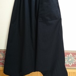 サルエルパンツ　ネイビー　裏起毛　Pタイプ　丈80cm