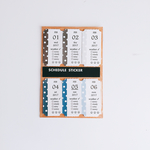 ■□■WINTER!DOT!TICKET!　日付シール*2月■□■