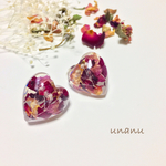 herb jewelry＊rose pink ピアス/イヤリング