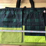 入学  入園グッズ   タータンチェック3点セット