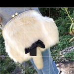 show-5様専用 猫しっぽ鞄がま口 白茶