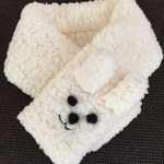 再再販　キッズ用シープボアのうさちゃんネックウォーマー　