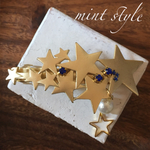 人気再販です★星達のバレッタ★ゴールド系