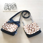 2way工夫いっぱい移動ポケット✴︎バンビ✴︎ハンカチティッシュ入れ