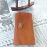 ☆受注製作☆￥3500→￥2800♪本革☆縫わない♪切りっぱなしキーケース☆一点物