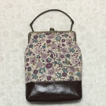 花柄＊がま口御朱印帳バッグ