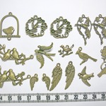 【素材・パーツ】鳥系チャーム*16個