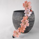 【送料無料】桜満開のバナナクリップ　　☆入学式☆卒業式☆春☆和