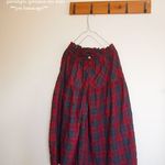 ワッフルネルCOTTONでたっぷりギャザーのガーリッシュパンツ