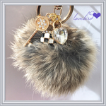 bag&key ラビットファー チャーム