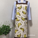 🍌バナナ柄H型エプロン