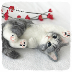 可愛い子猫　コロリンサバしろ ★送料一律５００円★