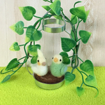 仲良しインコ 羊毛フェルト ハンドメイド　