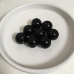 14㎜ ブラック アクリルビーズ【8個】