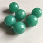 ヴィンテージ アクリルラウンドビーズ グリーン 16mm 4こ