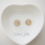 再販×2！可愛いまるまるピアス*:..｡