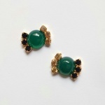 再「candy」green ピアス/チタン/イヤリング