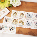 写真全部セット★猫布シール☆コラージュにもＯｋ！1