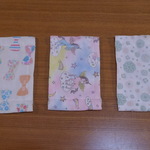 1枚100円♪ 3個セット　子供用マスク【女の子柄】e