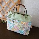 巾着式バッグインバッグ(リーフ)