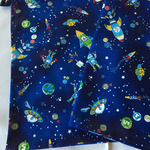 宇宙柄の給食袋&ランチョンマット